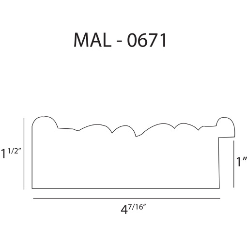 Open Back Canvas Frame With 1" Rabbets
