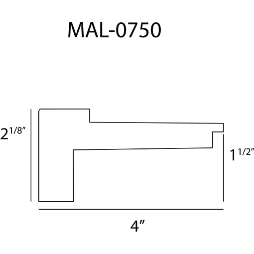 Open Back Canvas Frame With 1 1/2" Rabbets