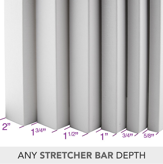 Any Stretcher Bar Depth